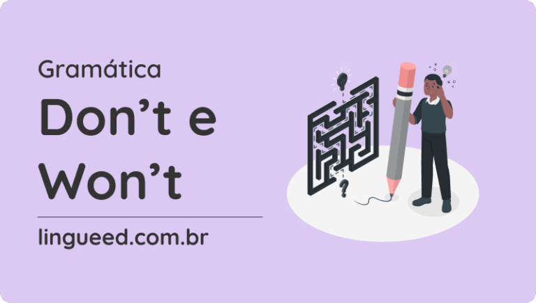 don't e won't em inglês